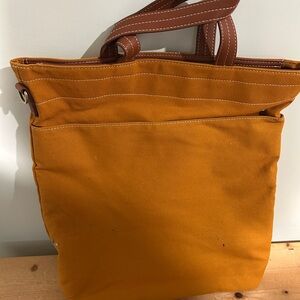 Brown and Tan Women's Tote Bag